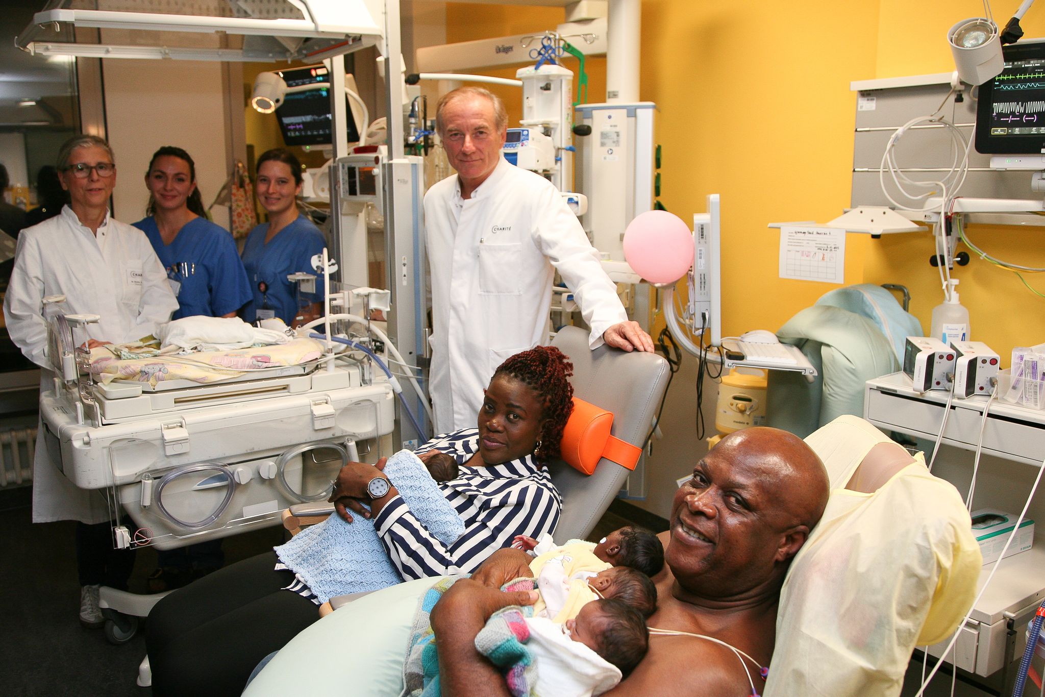Ende September sind Fünflinge an der Berliner Charité auf Welt gekommen.