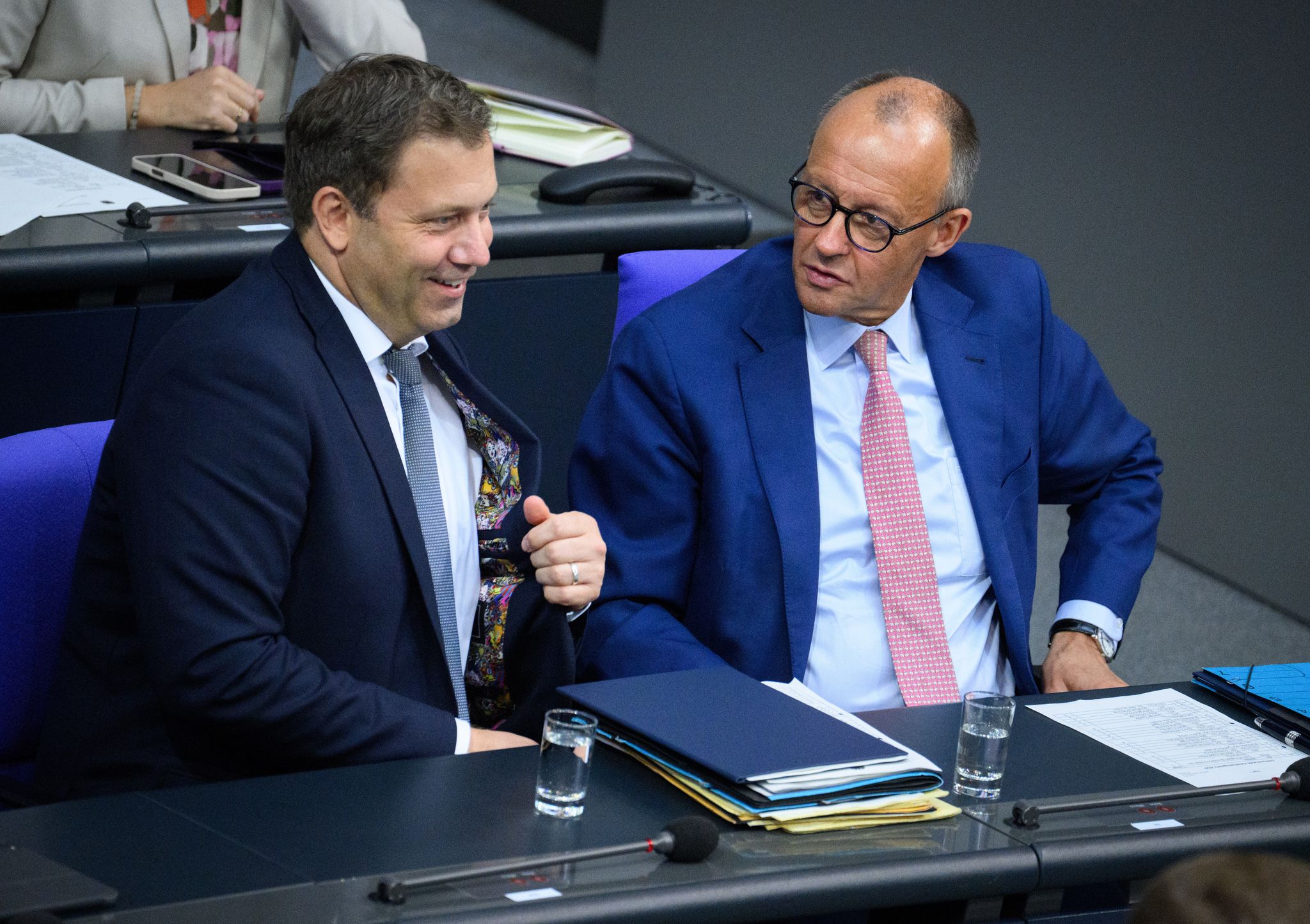 Am Dienstag Klingbeil, am Mittwoch Merz: Vizekanzler und Kanzler reden in der Haushaltswoche im Bundestag.