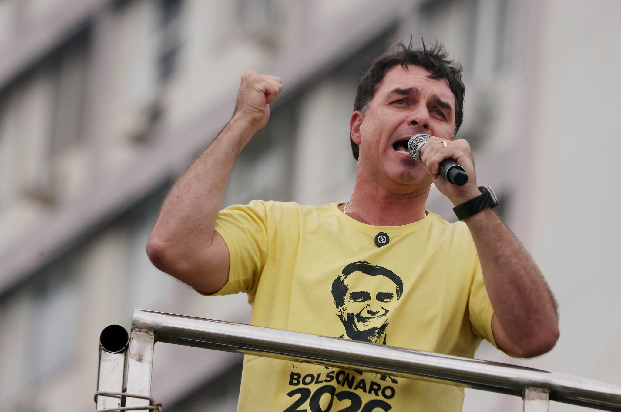 Flávio Bolsonaro will im kommenden Jahr für das Präsidentenamt antreten. (Archivbild)