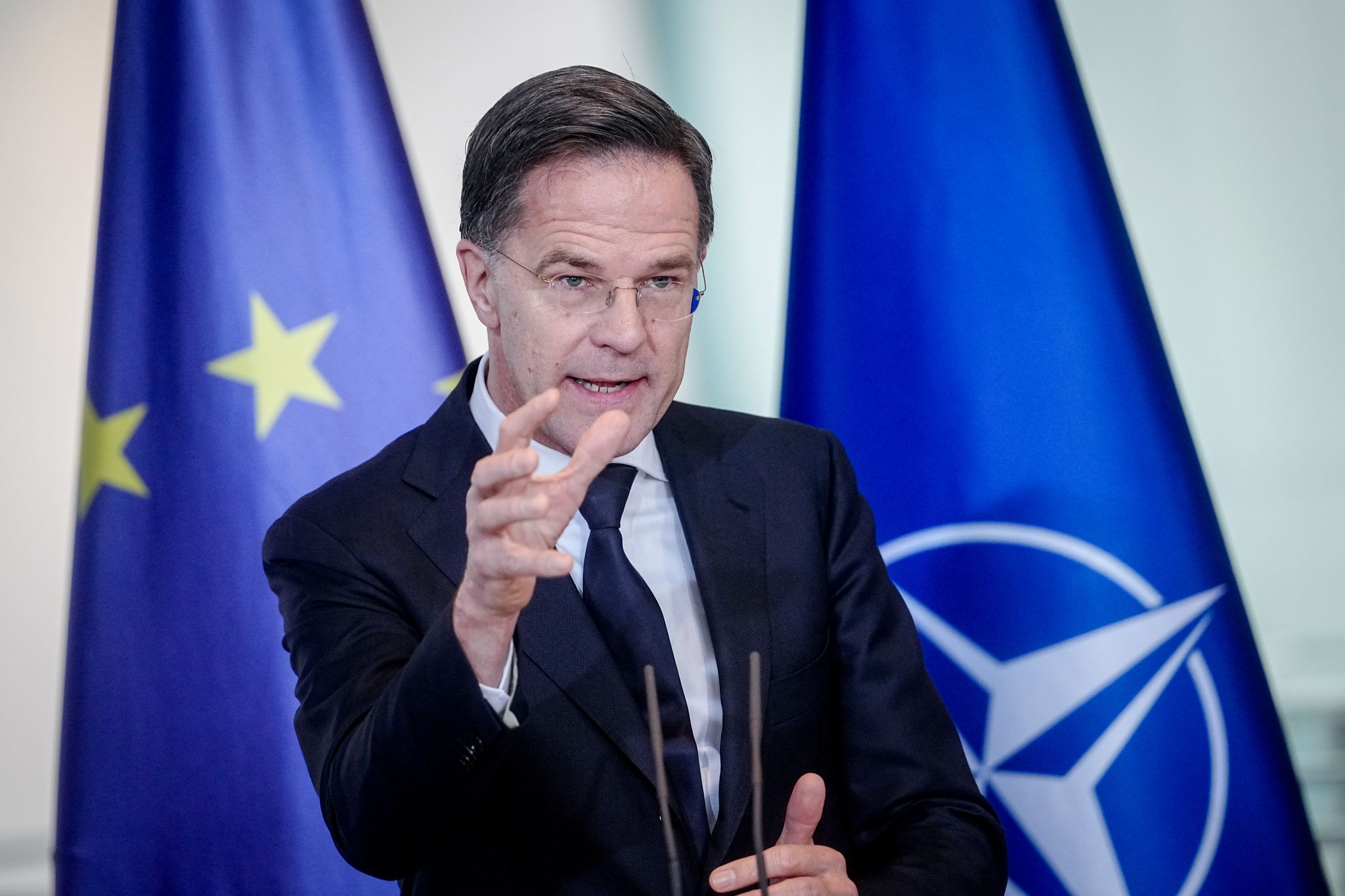 Warnt vor Gefahren durch Russland: Nato-Generalsekretär Mark Rutte.