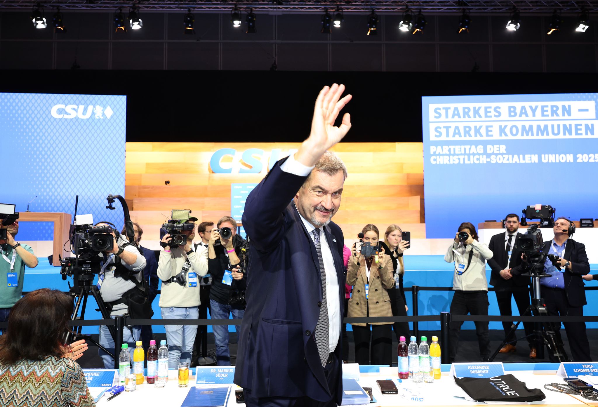 Markus Söder sieht die CSU voll auf Kurs.