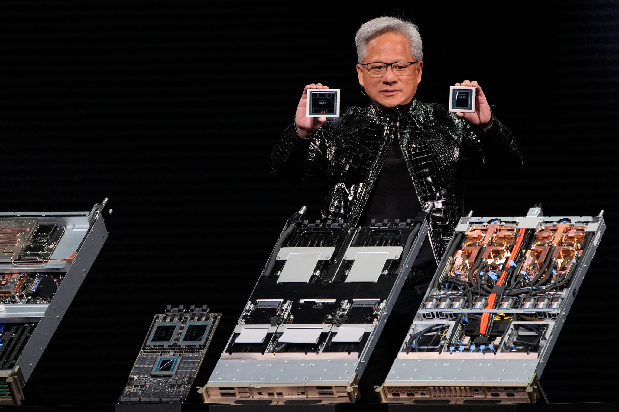 Jensen Huang, Chef von Nvidia: Der Chiphersteller profitiert vom Boom um KI. (Archivbild)