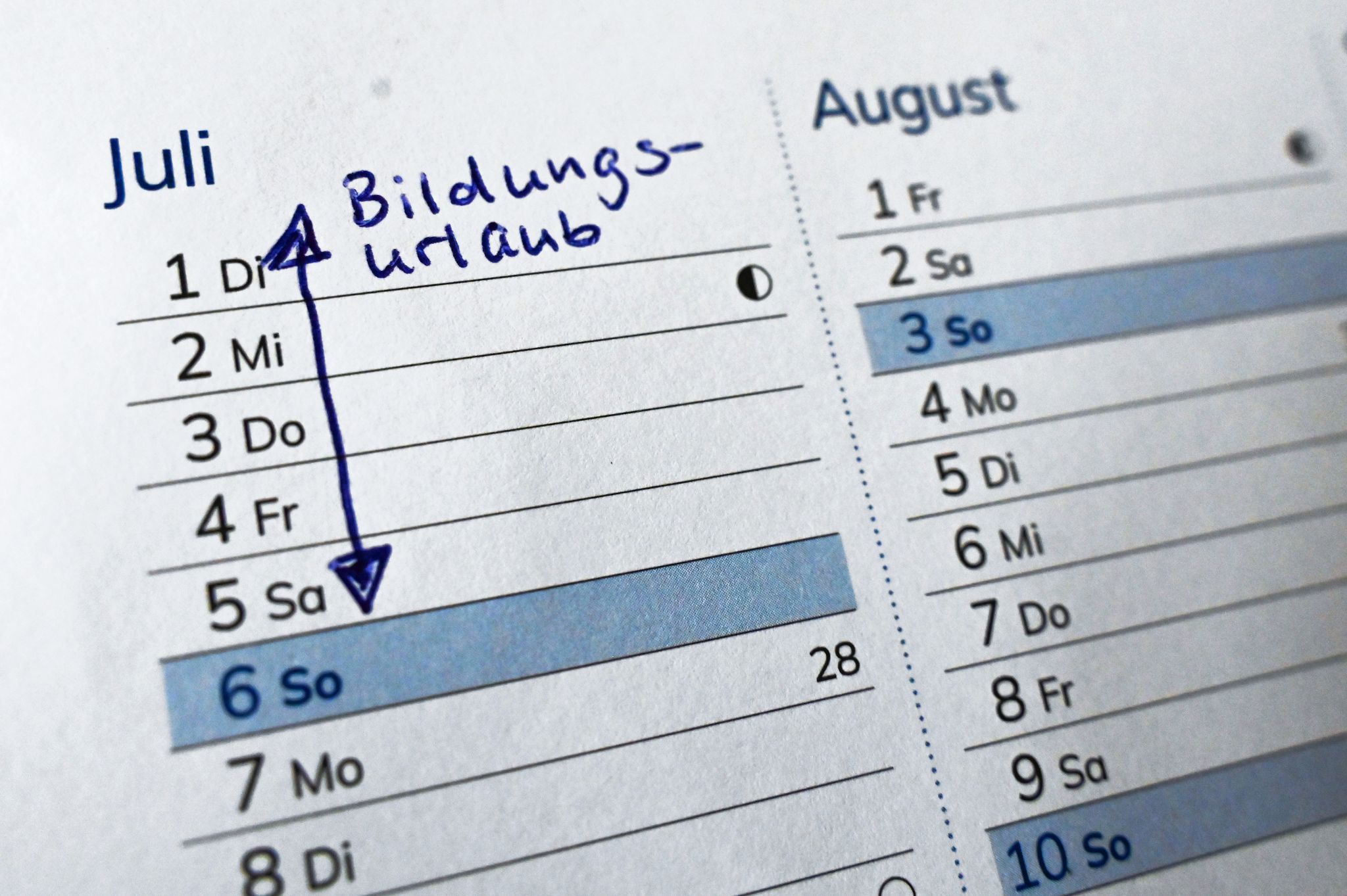 In 14 von 16 Bundesländern haben Arbeitnehmer einen Anspruch auf Bildungsurlaub - aber er wird nicht allzu oft genutzt. (Symbolbild)