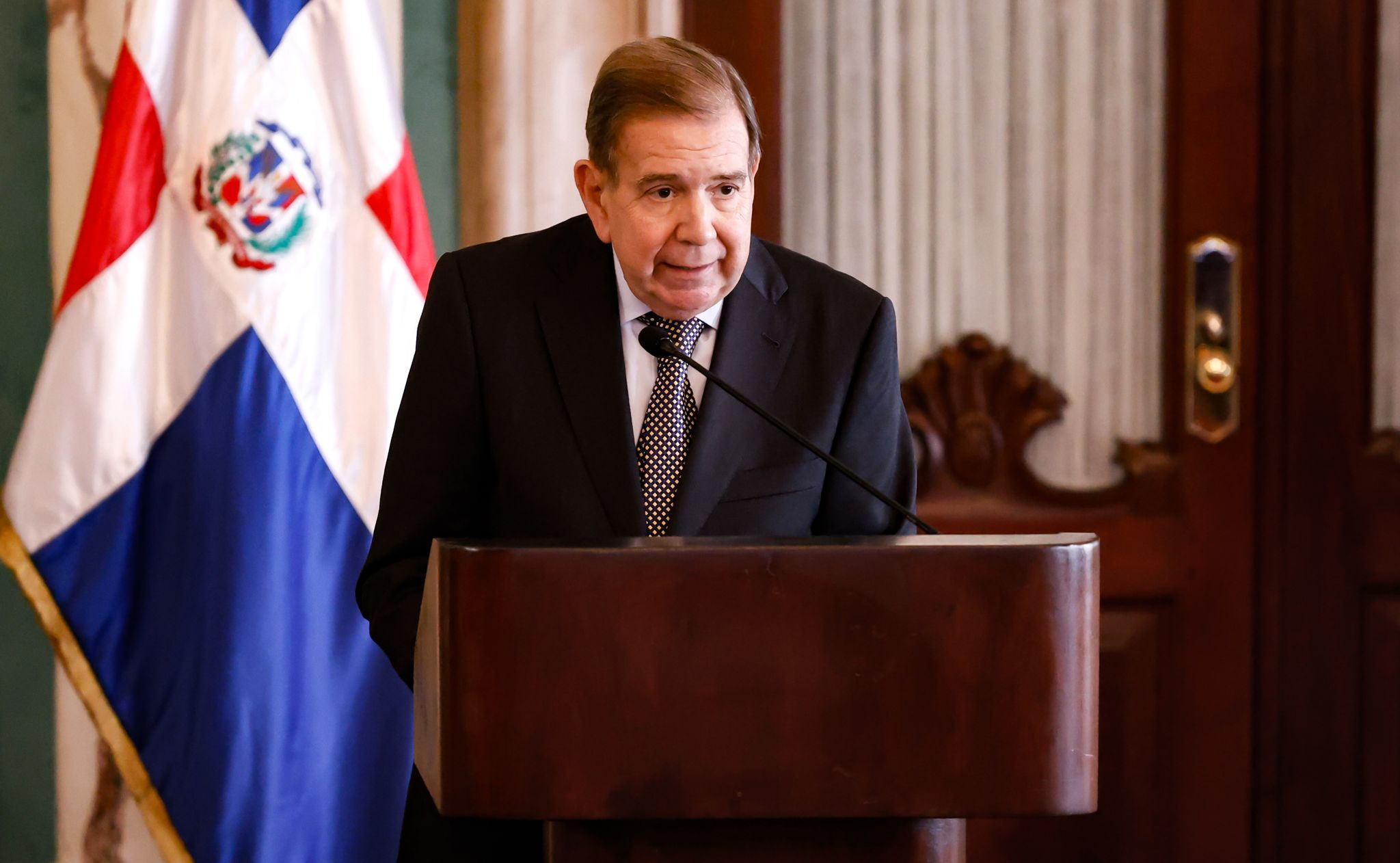 Die Friedensnobelpreisträgerin María Corina Machado will die Einsetzung des Oppositionspolitikers Edmundo González Urrutia als Nachfolger von Maduro. (Archivbild)