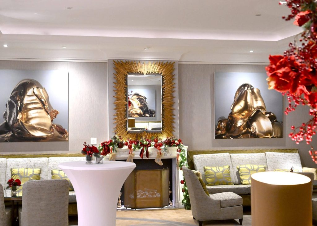 Vernissage „GOLD!“ Gemälde von Felix Rehfeld