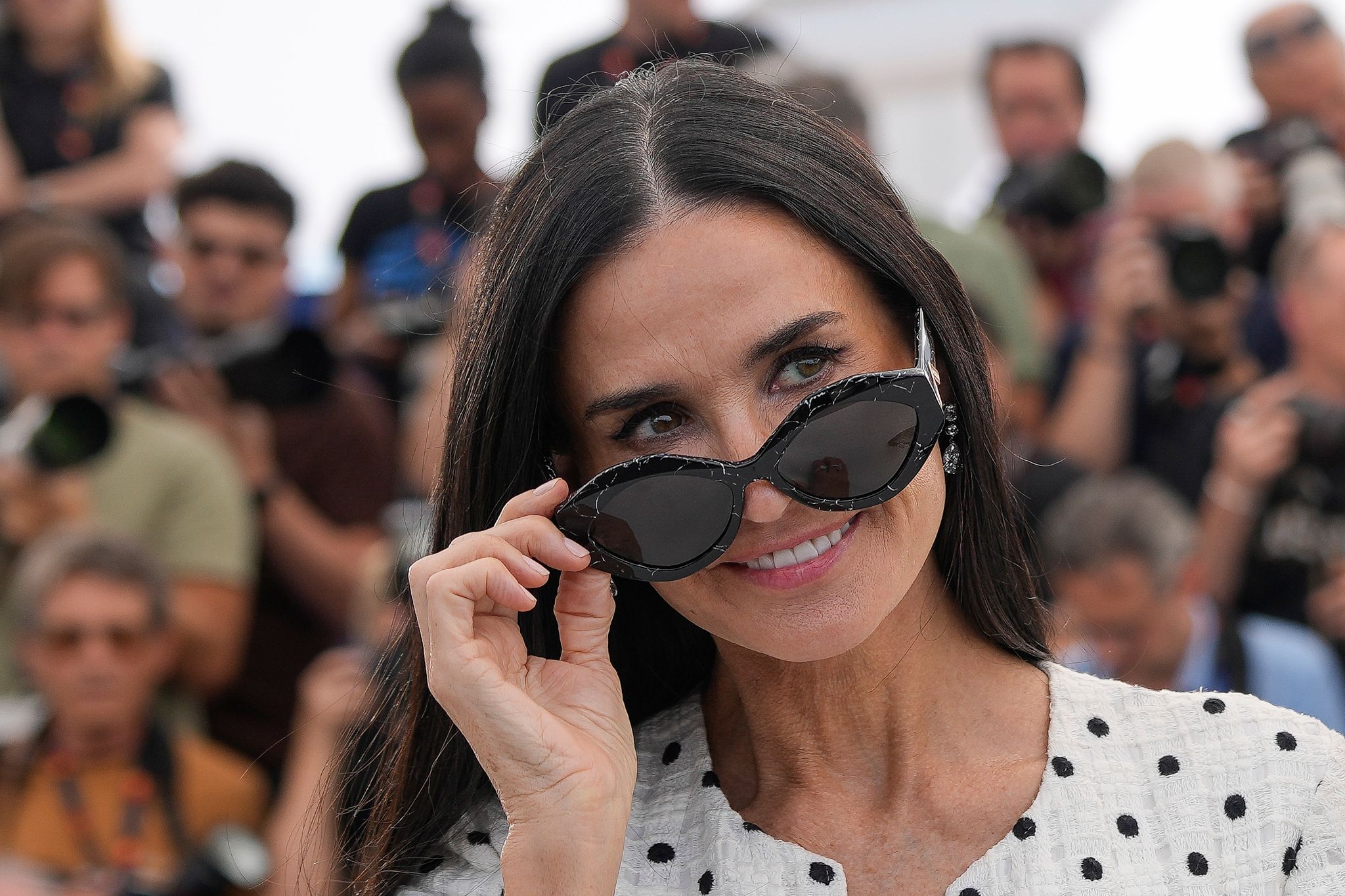 Demi Moore bei der Premiere des Films «The Substance» in Cannes.