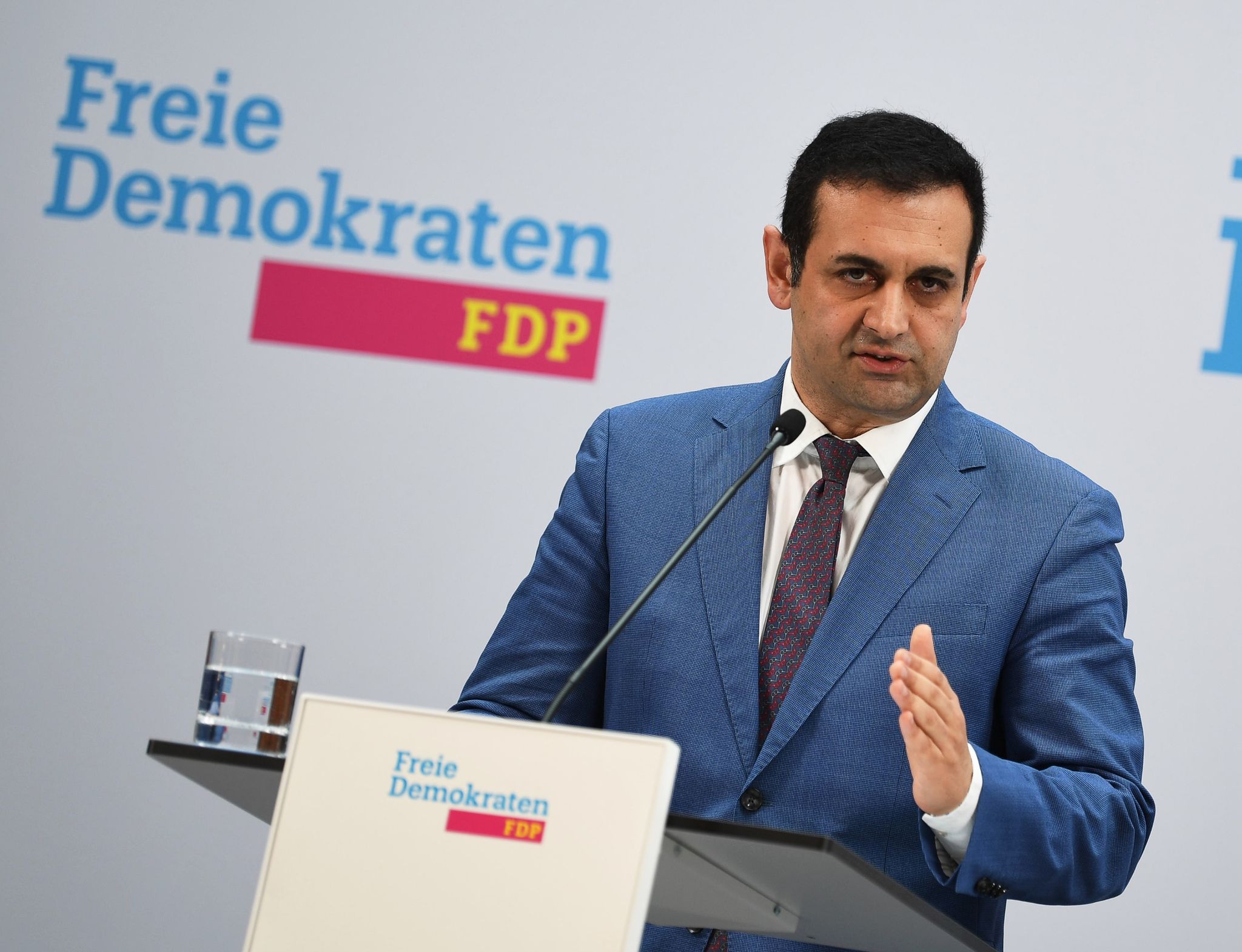 Der Generalsekretär der FDP: Bijan Djir-Sarai.