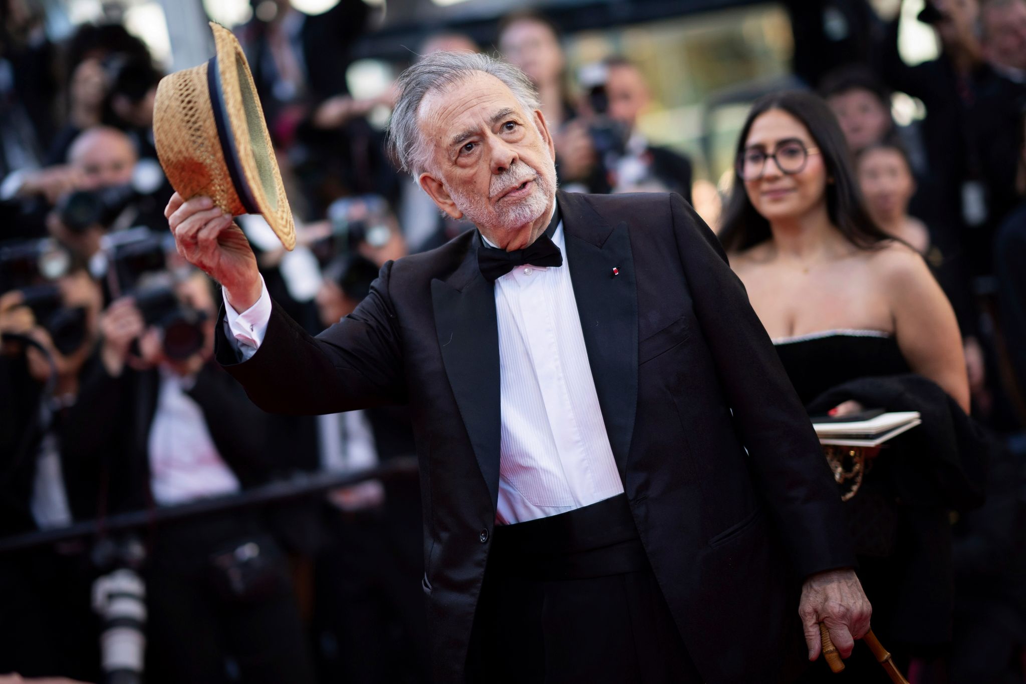 Francis Ford Coppola stellt seinen Film «Megalopolis» in Cannes vor.