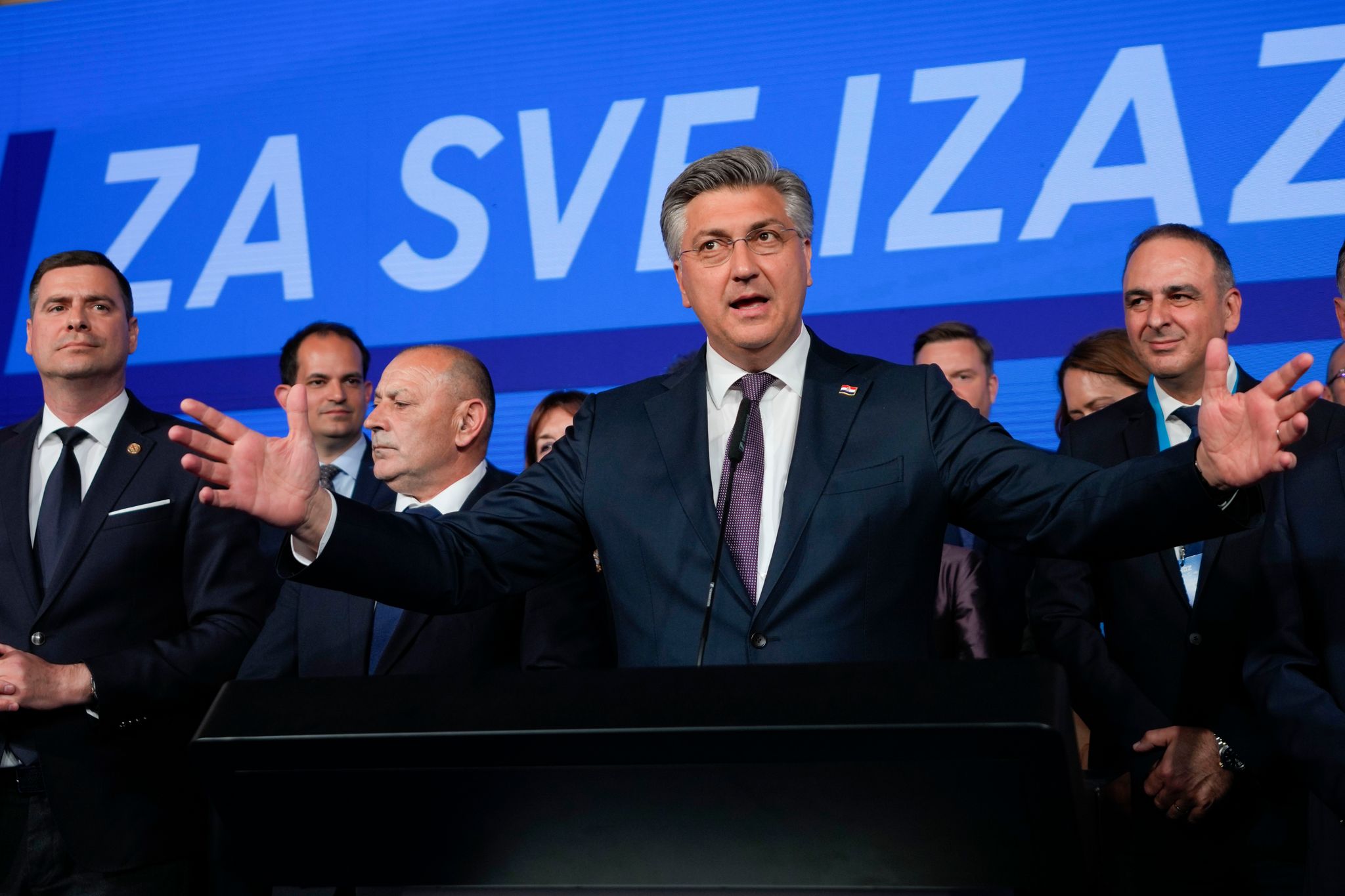 Ministerpräsident Andrej Plenkovic ist zur Fortsetzung der Regierung auf einen Koalitionspartner angewiesen.