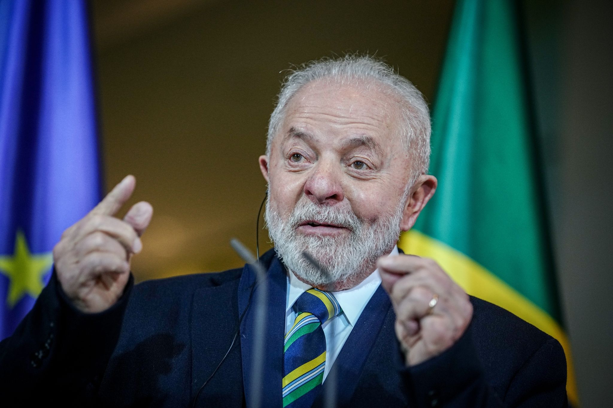 Der Präsident von Brasilien: Luiz Inácio Lula da Silva.