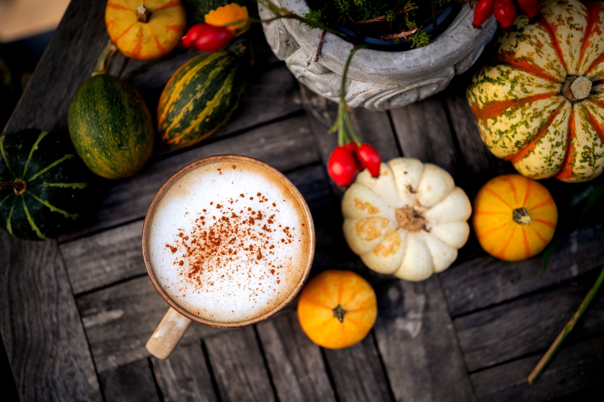 Besonders beliebt im Herbst: ein selbst gemachter Pumpkin Spice Latte.